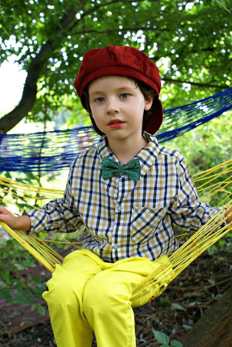 Alizeal Boys Adjustable Fashion Paisley Floral Strapped Pre-tied Kids Bow Tie
