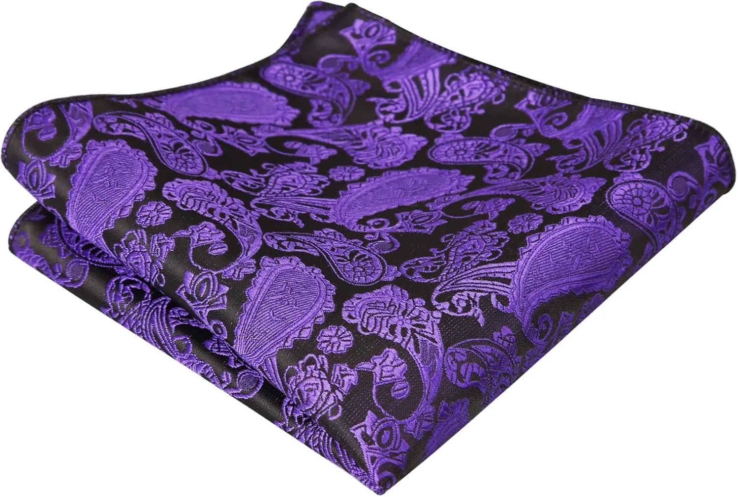 Alizeal Mens Paisley Bow Tie, Pocket Square, Cufflinks Set