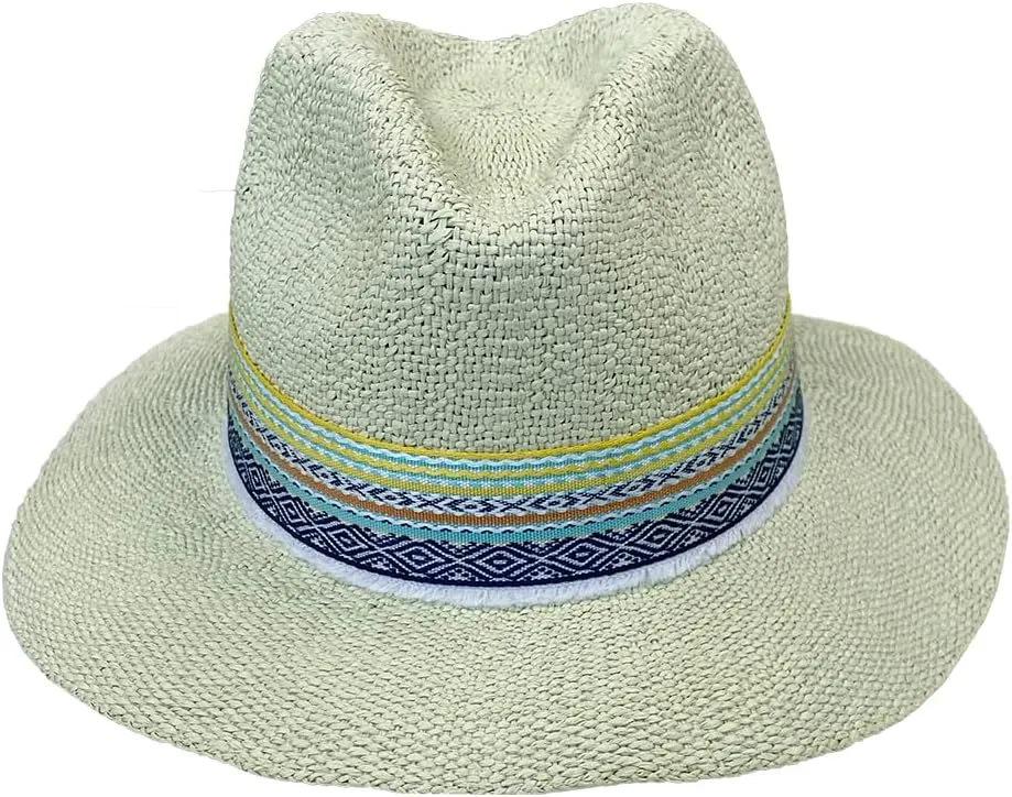 Broner Ladies Flamenco Fedora with Beachy Boho Band