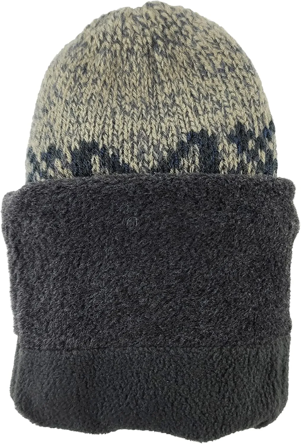 BRUCERIVER Mens Snowflake Knit Mittens with Warm Thinsulate Fleece Lining