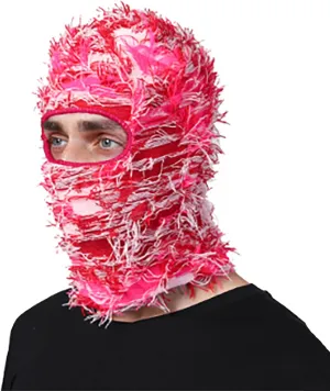 CORIRESHA Men Women Winter Distressed Balaclava Knitted Cool Full Face Ski Windproof Mask