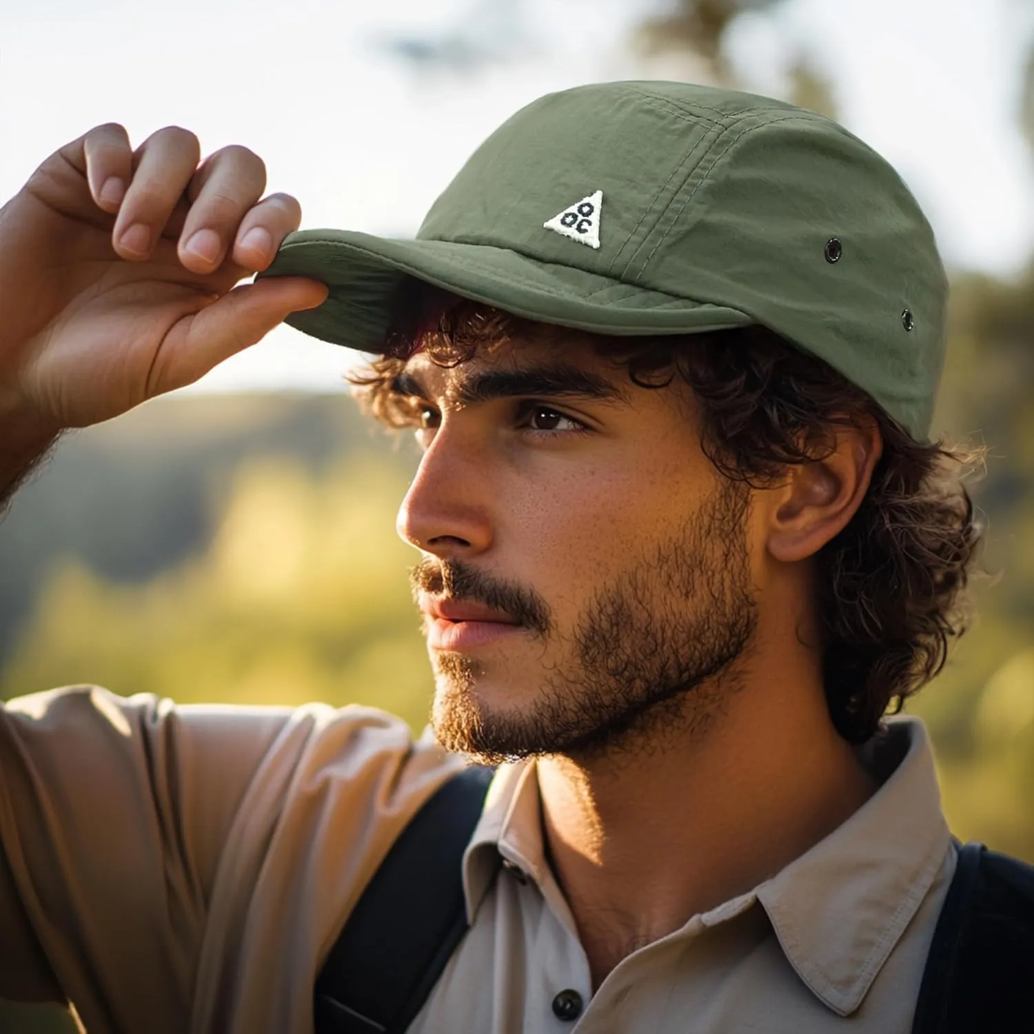 Croogo Soft Short Brim Baseball Cap Fashion 5 Panel Flat Brim Hats Trucker Hat Dad Hats Hip Hop Cadet Caps Sun Hat