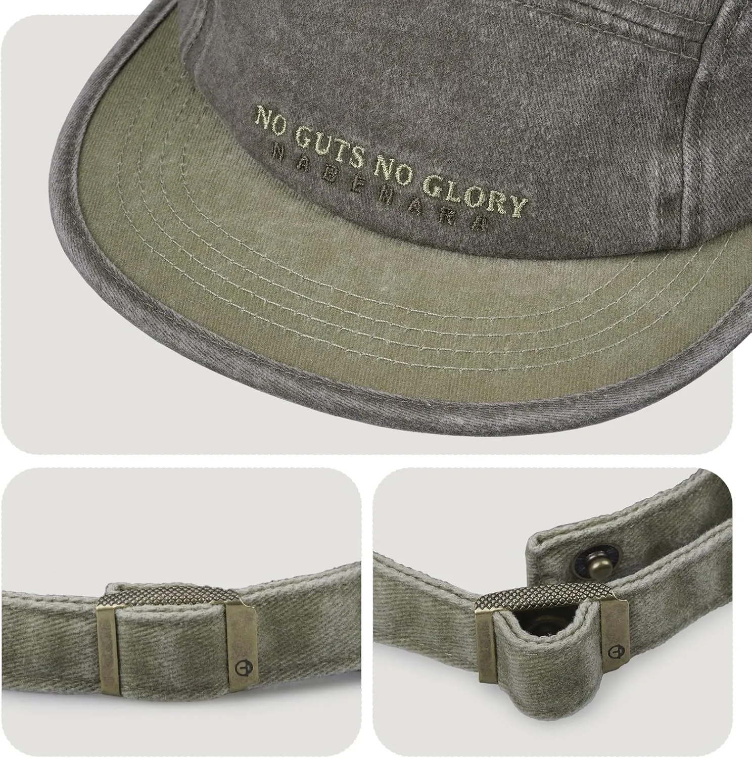 Croogo Vintage 5 Panel Baseball Cap Short Brim Hats for Men Cotton Flat Bill Dad Hat Adjustable Cadet Cap Snapback Hiphop Hat