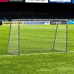 FORZA Steel42 Soccer Goals | Ultra Tough Steel Goal [6 Sizes] | Regulation Size, Weather-Resistant, Portable with Ground Stakes & Optional Rebound Kit