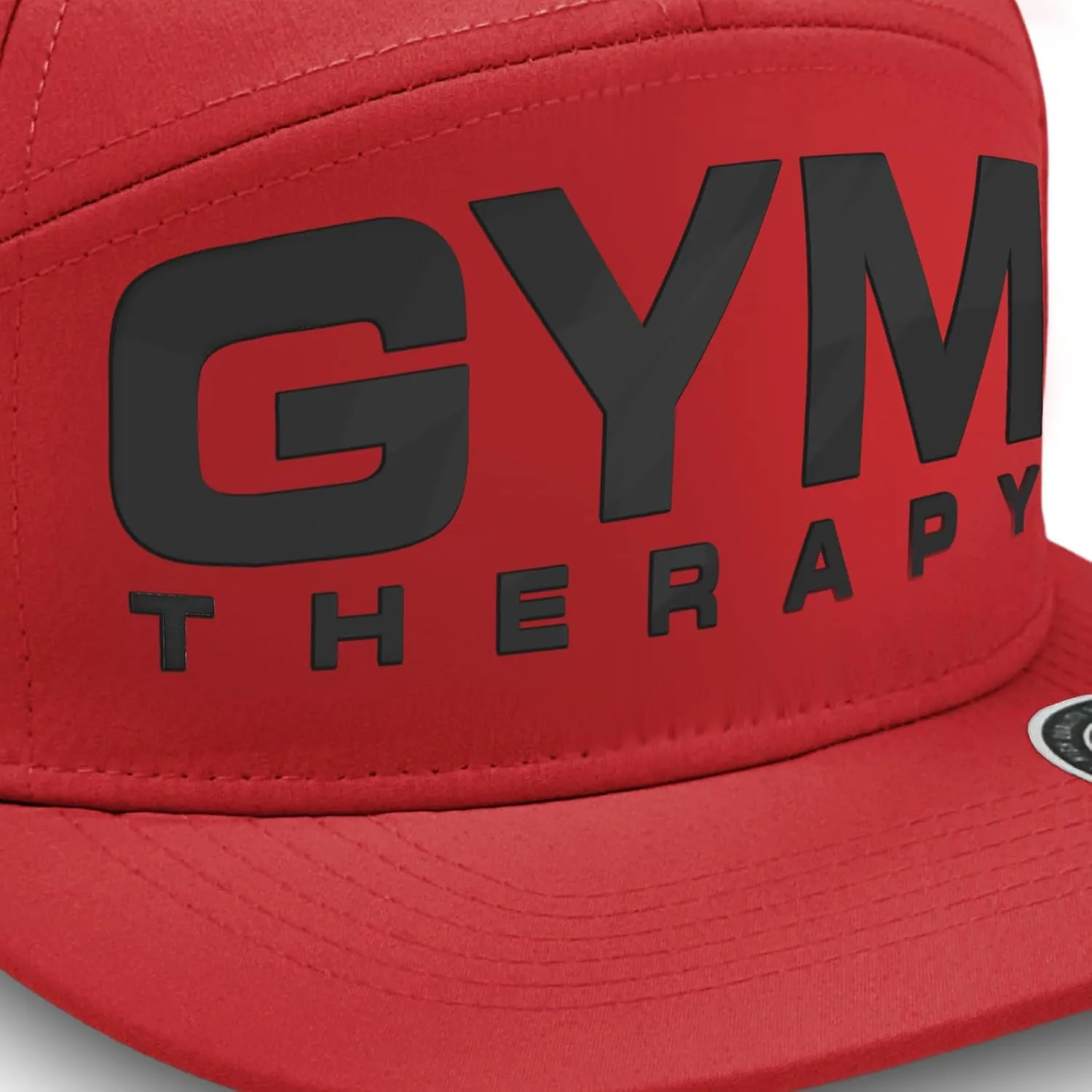 Gym Therapy Hats for Men Workout Classic Snapback 7 Panel Laser Vented Hat Mens Gifts