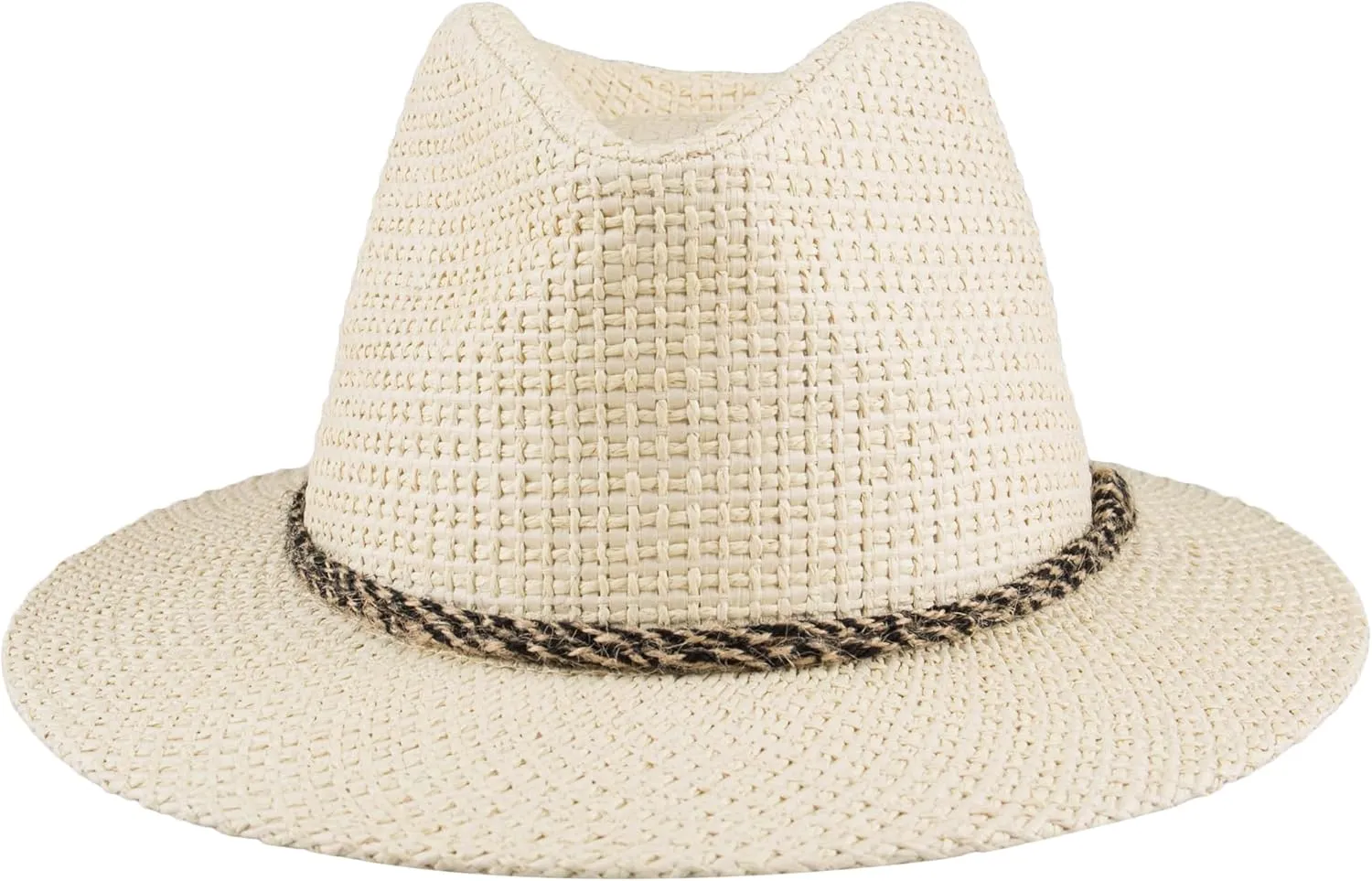 Levi's Men's Lightweight Straw Fedora Panama Hat
