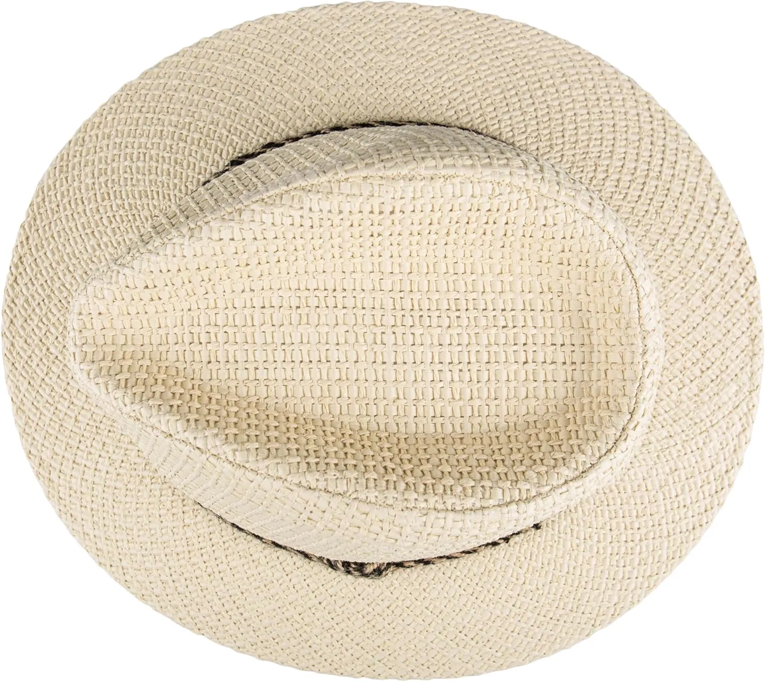 Levi's Men's Lightweight Straw Fedora Panama Hat
