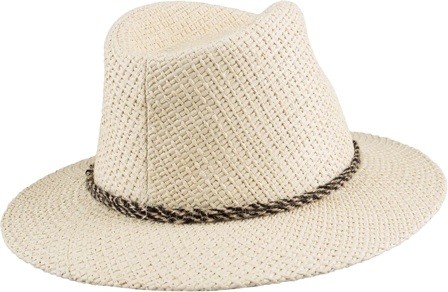 Levi's Men's Lightweight Straw Fedora Panama Hat