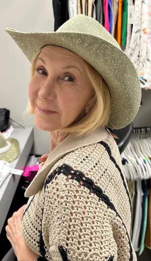 Sage Sparkle Hat