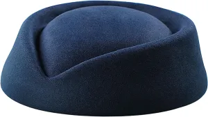 Stewardess Hat Felt Air Hostesses Pillbox Hat Teardrop Fascinator Base Sweet Design