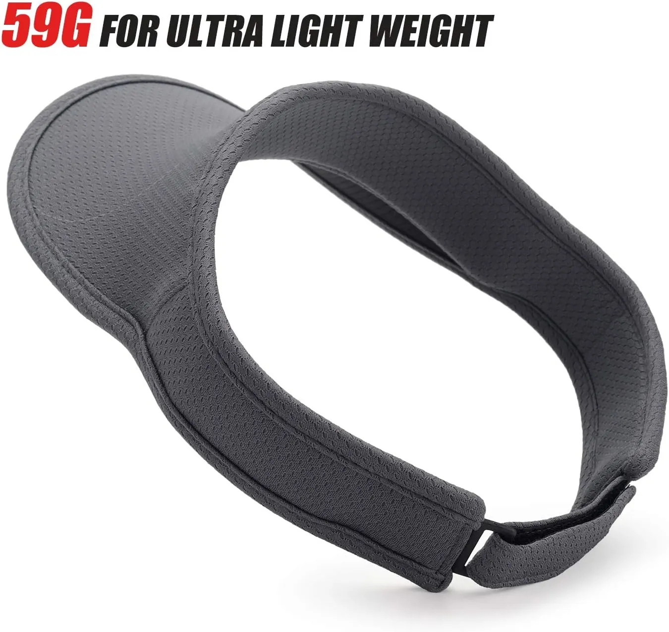 USHAKE Sports Sun Visor for Man or Woman in Golf Running Jogging Tennis Hiking