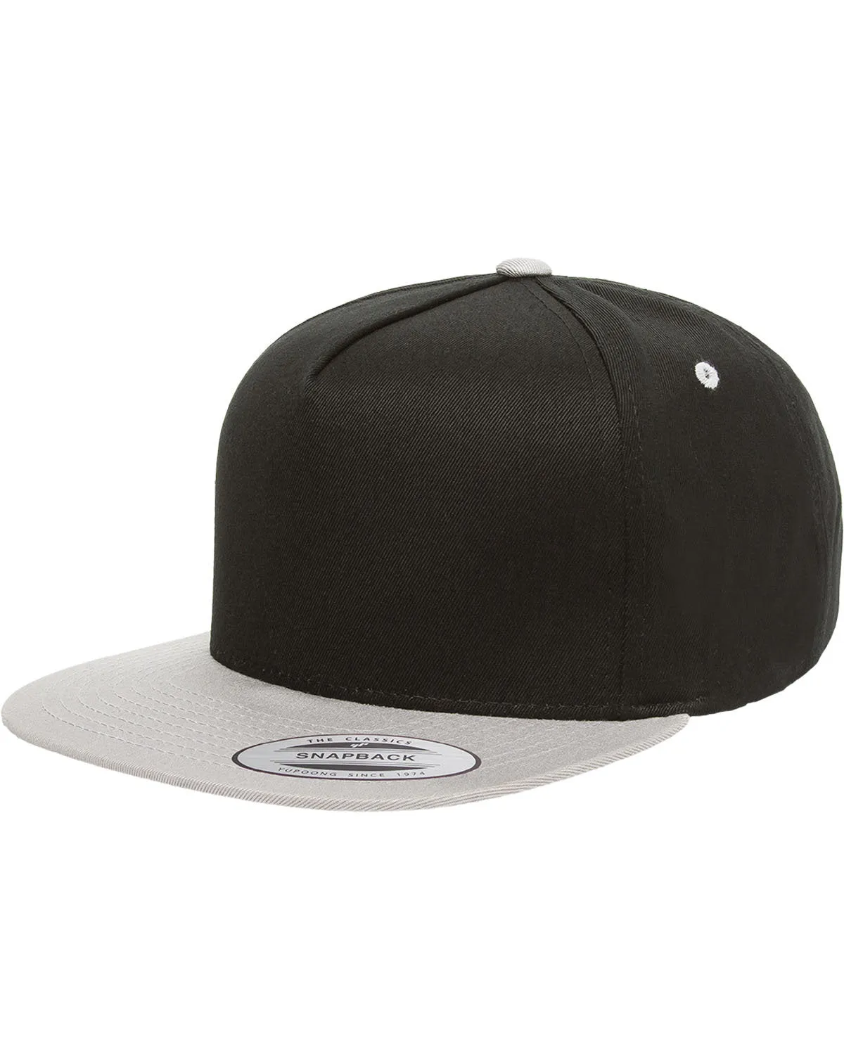 Y6007-Yupoong-BLACK/ SILVER
